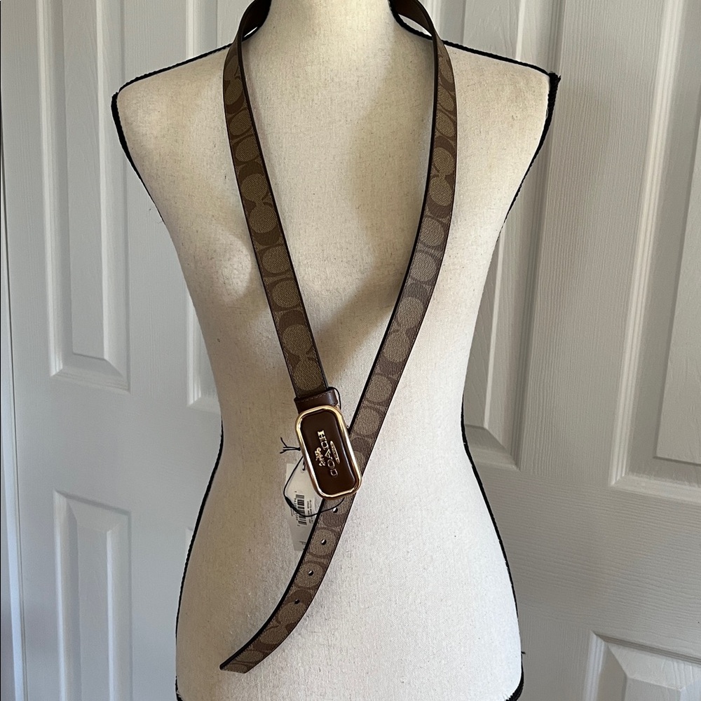 Coach Signature Buckle Cut To Size Morgan Belt - Picture 17 of 17